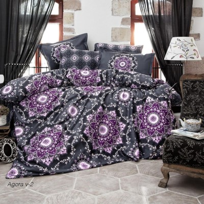 Lenjerie de pat satin clasy king size (agora v2)
